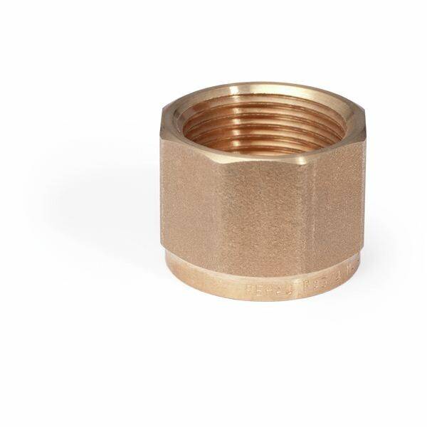 Заглушка с внутренней резьбой Oventrop 1/2 бронза для гребенок 14563911001