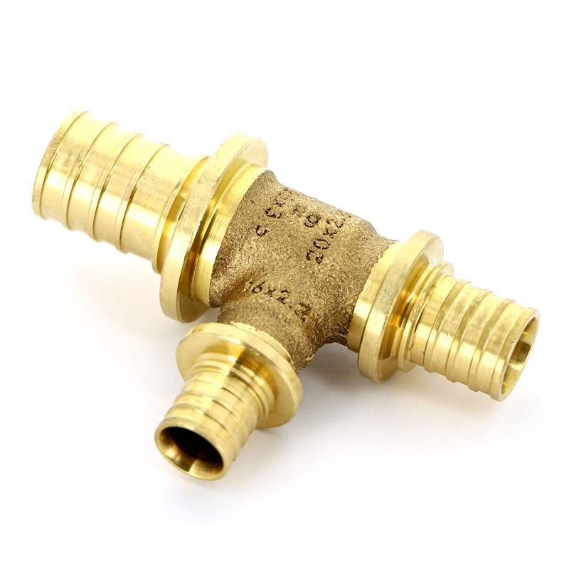 Тройник надвижной REHAU RAUTITAN RX 25х16х20 мм бронза 1377743