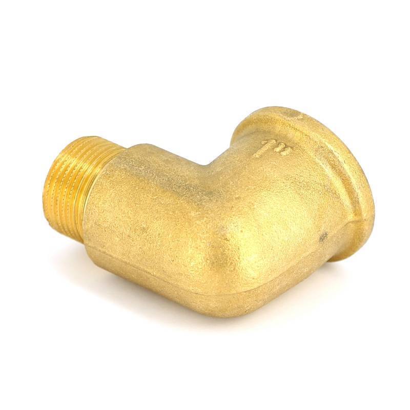 Угольник резьбовой Uni-Fitt 3/4 x 1 Н-Н латунный 611G3400