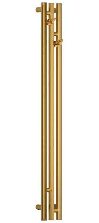 Полотенцесушитель, Сунержа, Терция 3.1, шгв 138-105-1200, слева, МЭМ, цвет-золото
