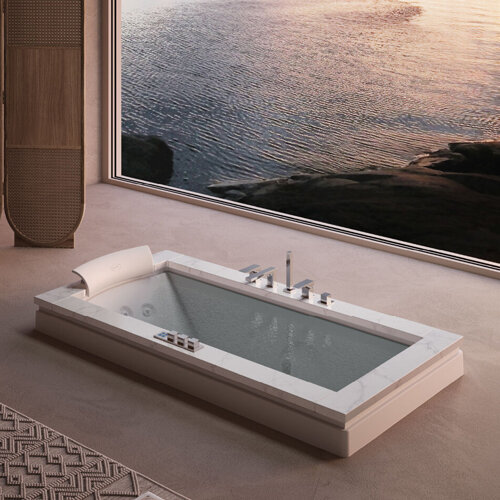 Гидромассажная ванна, Jacuzzi, AURA UNO, шгв 1800-900-660, цвет-белый глянцевый