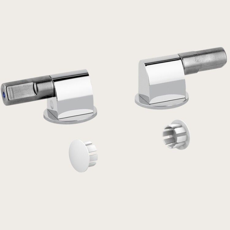 Петли для сиденья унитаза Gessi плавного закрывания хром 37584031