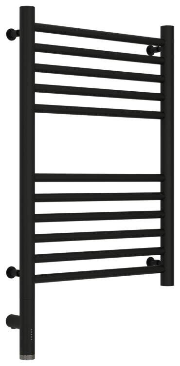 Полотенцесушитель электрический Сунержа Богема 3.0 700x400 мм МЭМ левый черный матовый 3158046040