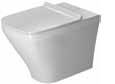 Унитаз напольный приставной Duravit DuraStyle 370х575 мм белый 2150090000