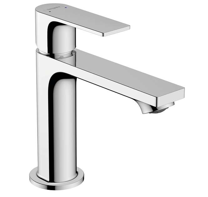 Смеситель для раковины Hansgrohe Rebris E 80 со сливным гарнитуром Push-Open 72557000