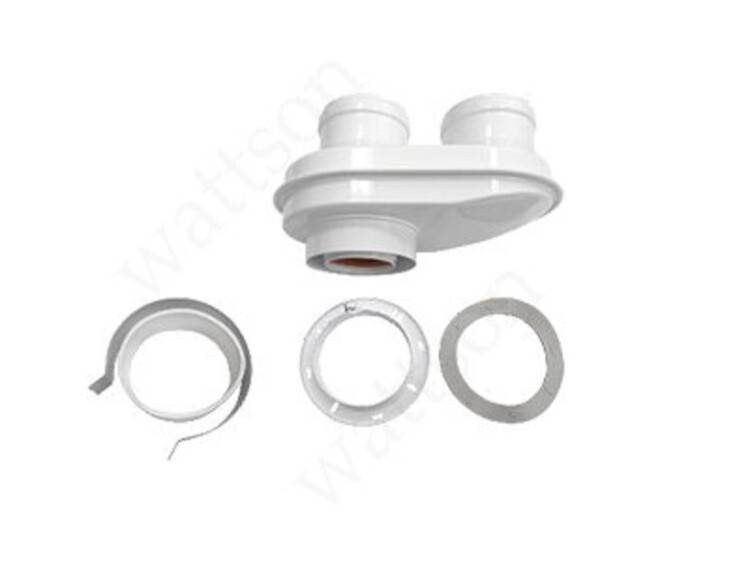 Адаптер BAXI для подключения раздельных труб 80/80 мм 71413621