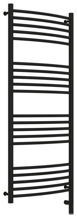Полотенцесушитель электрический Сунержа Богема 3.0 500x1200 мм ТЭН справа черный матовый 31-5803-1250