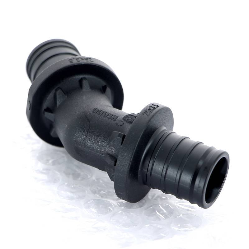 Угольник 45 градусов REHAU Rautitan PX надвижной полимерный 25 мм 160053