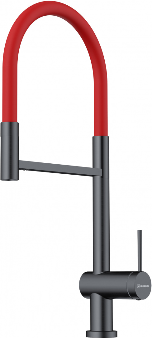 Смеситель для кухни Omoikiri Kanto 2 Plus SB гибкий излив вороненая сталь 4994460