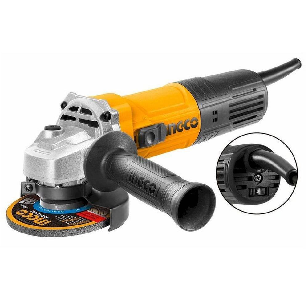 Угловая шлифовальная машина INGCO AG 900 Вт 115 мм AG
