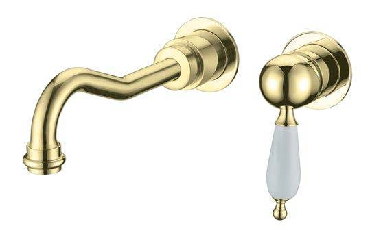 Смеситель для раковины Boheme Tradizionale Oro встраиваемый золото глянцевое 287