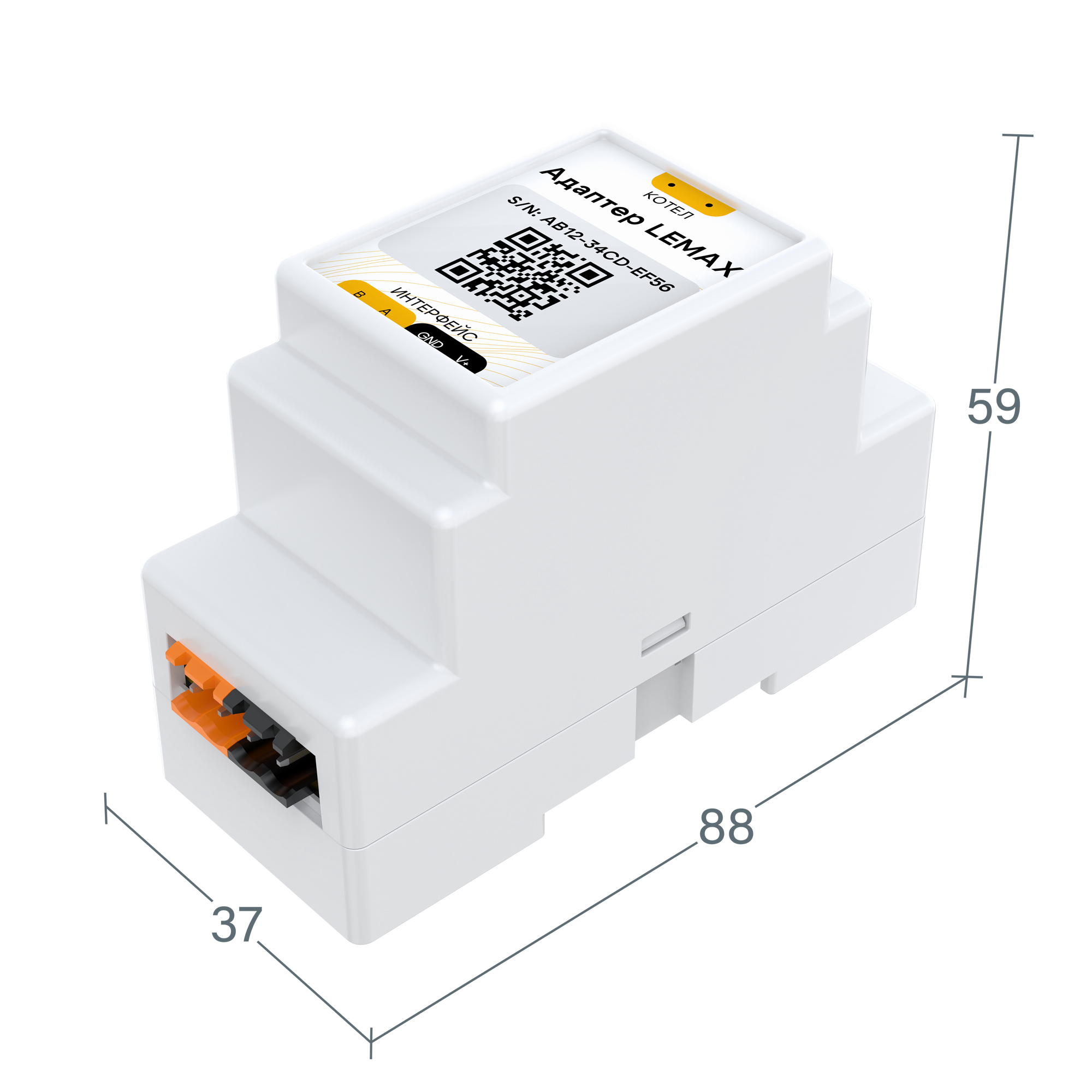 Адаптер ectoControl для котлов Lemax RS485 Modbus 01092