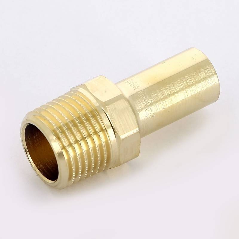 Муфта-вставка Viega Sanpress бронза 15 мм x 1/2 НР 115418