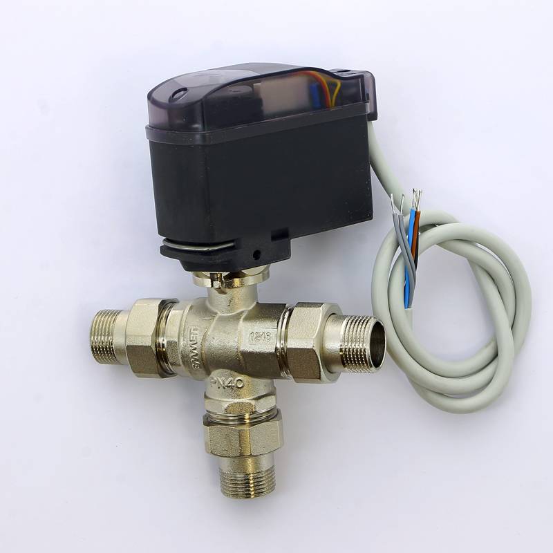 Кран шаровой трехходовой Emmeti MODULO COMPACT с сервоприводом 3/4 НН 01425808