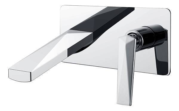 Смеситель для раковины встраиваемый Boheme Venturo хром глянцевый 375