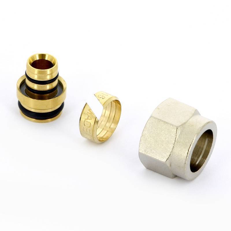 Соединитель обжимной Uni-Fitt 16x2.0 мм - 1/2 конус для коллекторов серий 40X и 42X 408N1612