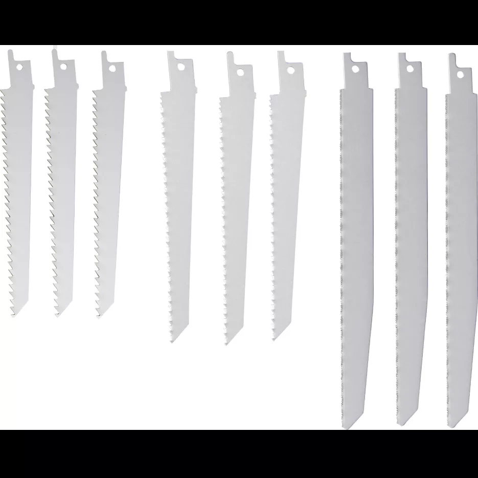 Набор пильных полотен для сабельной пилы FERM RSA1001 9 шт. RSA1001