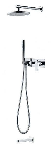 Душевой комплект встраиваемый Boheme Spectre верхний душ 22.5 см хром 454-2-CR