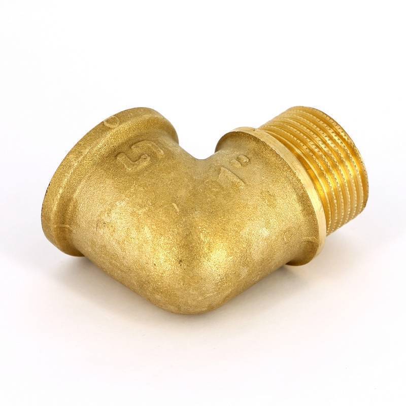 Угол 90° НВ Uni-Fitt 1 латунный с упором 612G4400