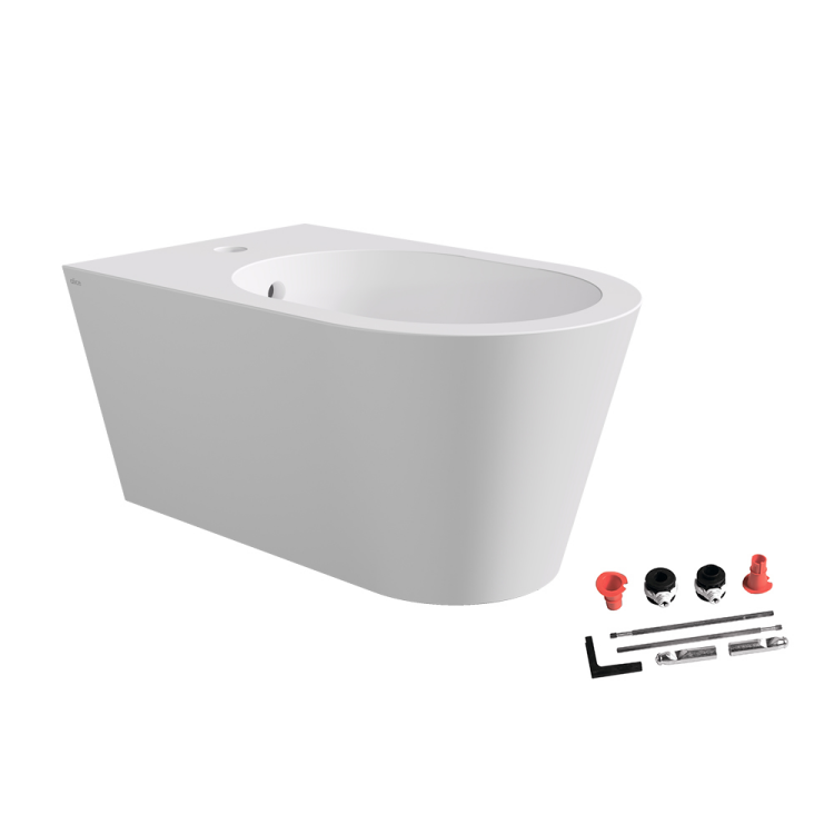 Биде подвесное Alice Hide белый матовый 31180109SET