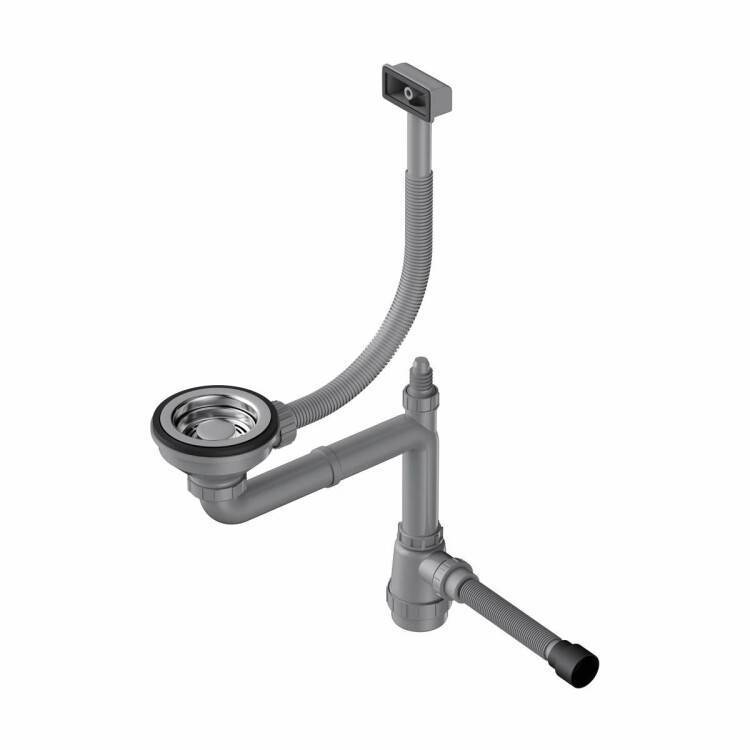 Слив-перелив для моек OMOIKIRI WK-1-S-IN нержавеющая сталь 4956490