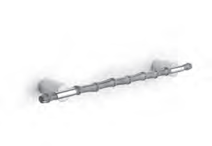 Полотенцедержатель одинарный Bertocci Guccio 390 мм розовое золото 12649715500