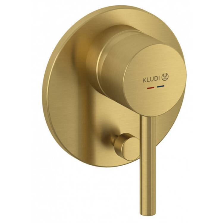 Смеситель для душа Kludi BOZZ встраиваемый золото брашированное 38716N076