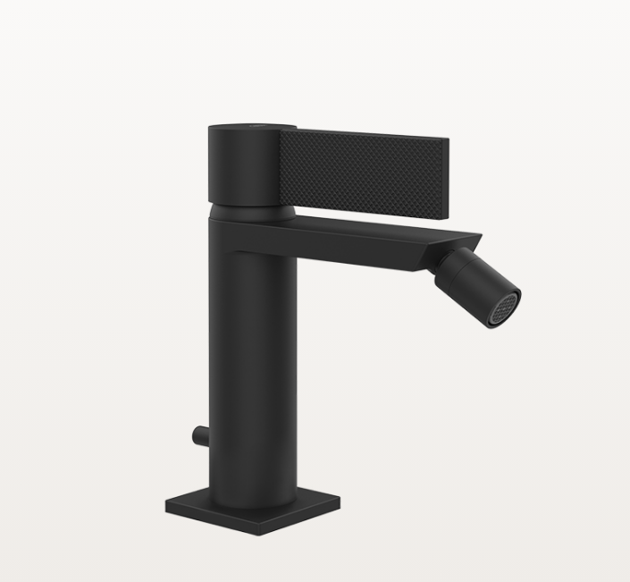 Смеситель для биде Gessi Inverso Diamantato черный матовый 73607299