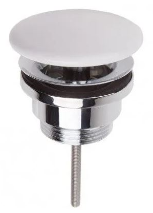 Донный клапан Splendy для раковины универсальный 1 1/4 черный матовый AA3071URKBM