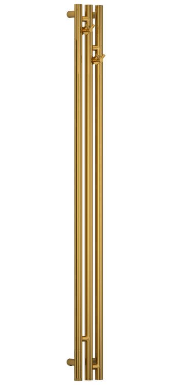 Полотенцесушитель, Сунержа, Терция 3.1, шгв 138-105-1500, слева, МЭМ, цвет-золото
