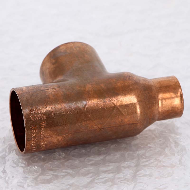 Тройник медный Viega под пайку 35х35х22 мм 121235