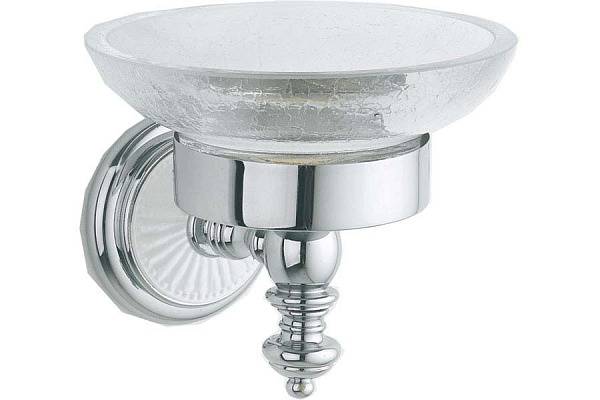 Мыльница Boheme Vogue круглая подвесная хром 10133