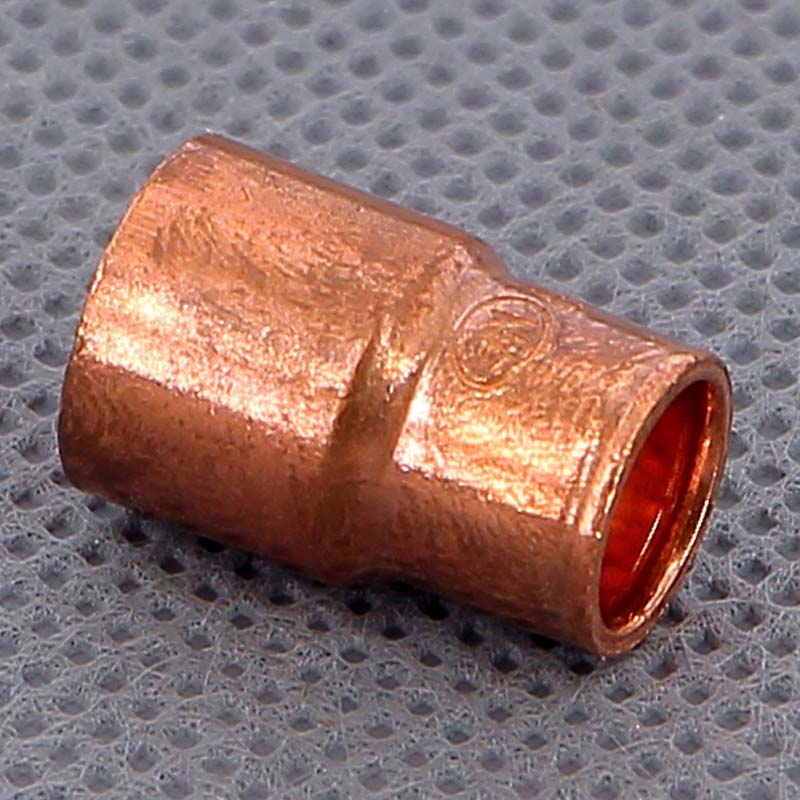 Муфта редукционная медная Viega 10х8 мм пайка 121150