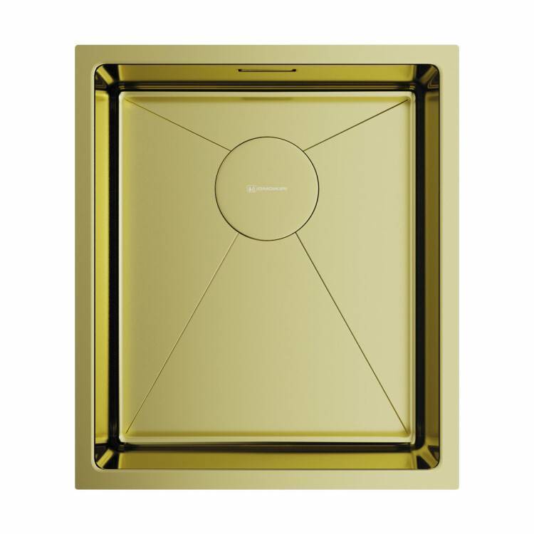 Кухонная мойка OMOIKIRI Taki 38-U/IF светлое золото 4973092
