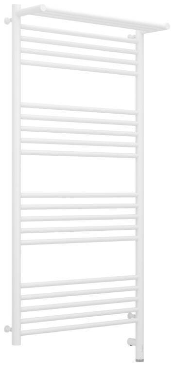 Полотенцесушитель электрический Сунержа Богема 3.0 с полкой 1000x600 мм справа МЭМ белый матовый 30-5807-1260