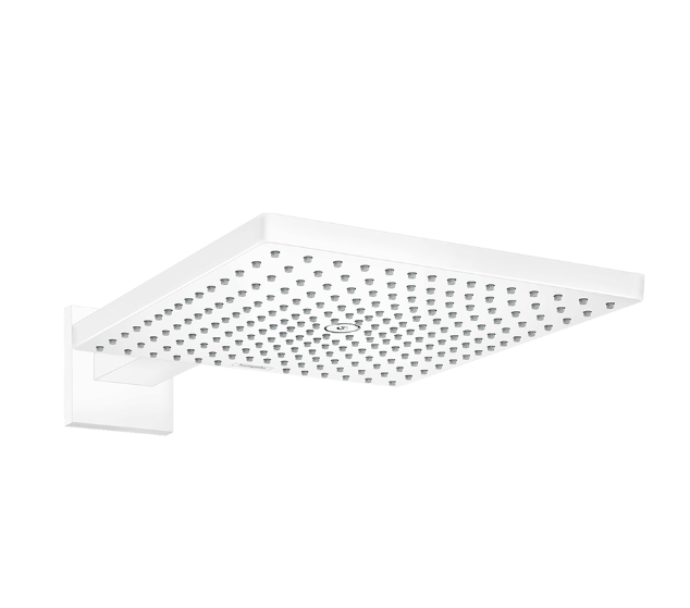 Верхний душ Hansgrohe Raindance E 300 1jet 300 мм с держателем матовый белый 26238700
