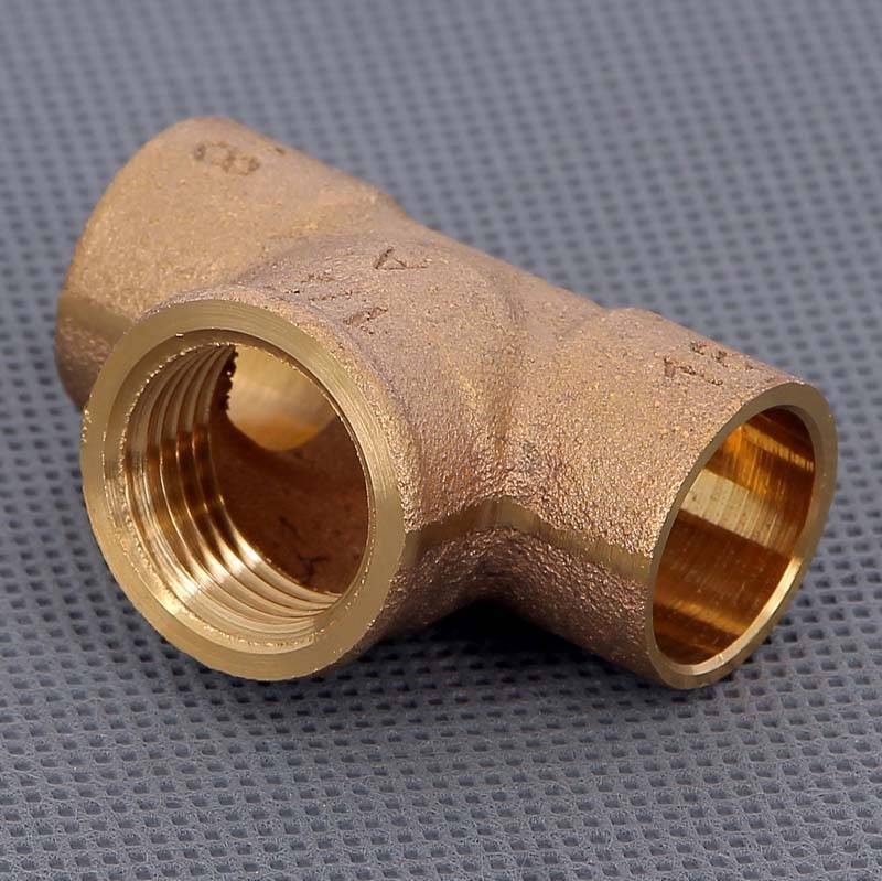Тройник бронзовый под пайку Viega 18х1/2 ВР 103767