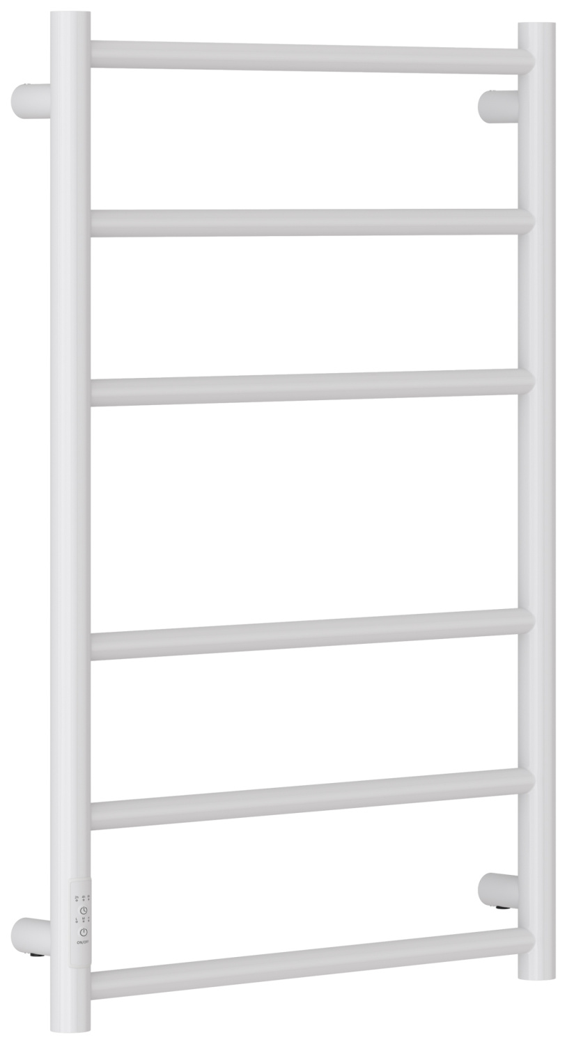 Полотенцесушитель электрический Стилье Формат 27 53.2х80 см прямая левое подключение белый глянцевый 12529-8050