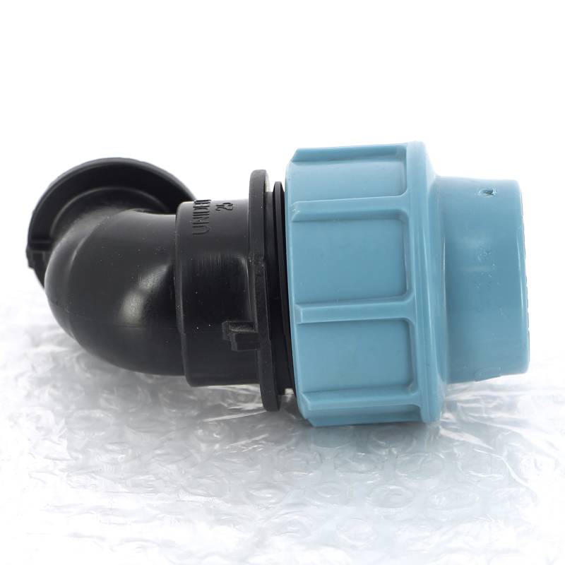 Угольник обжимной для труб ПНД Unidelta Deltone 25х1/2 наружная резьба 1008025002