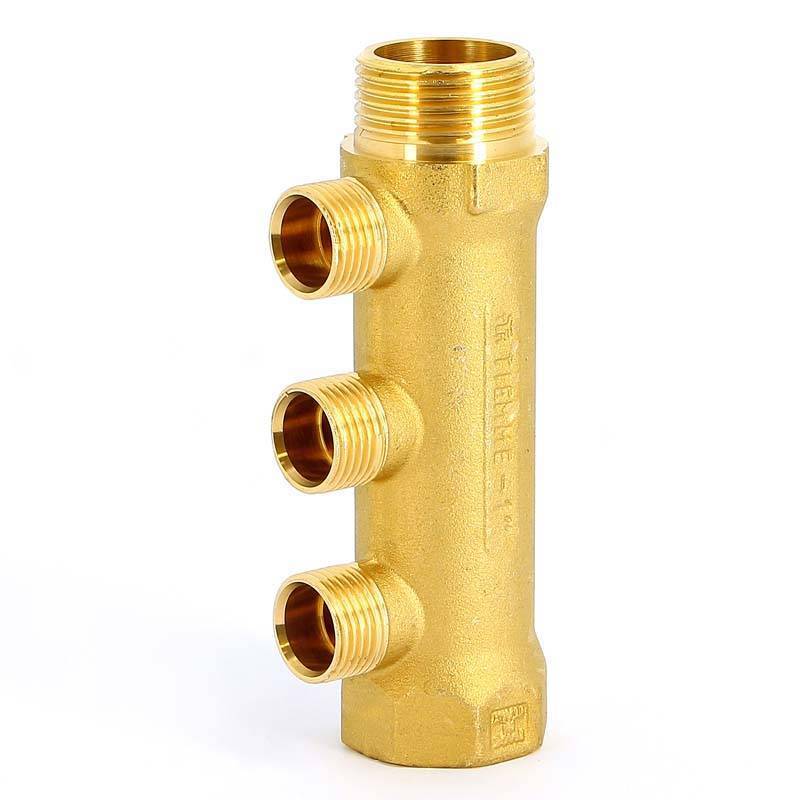 Коллектор проходной Tiemme 3 выхода 1 x 1/2 HP-HP 36 мм 1910007