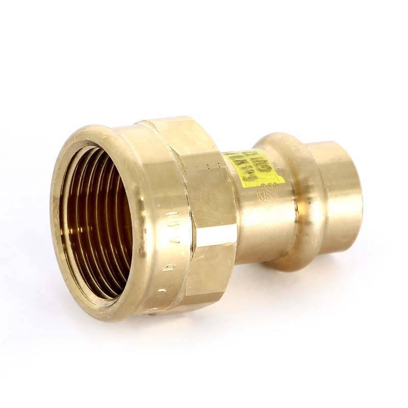 Муфта пресс с внутренней резьбой Viega Profipress G 15x3/4 бронза 346386
