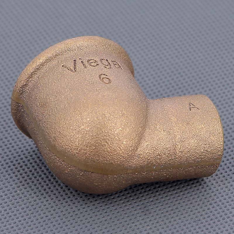 Угол 90° бронзовый Viega 94090G пайка-ВР 22x1 113865