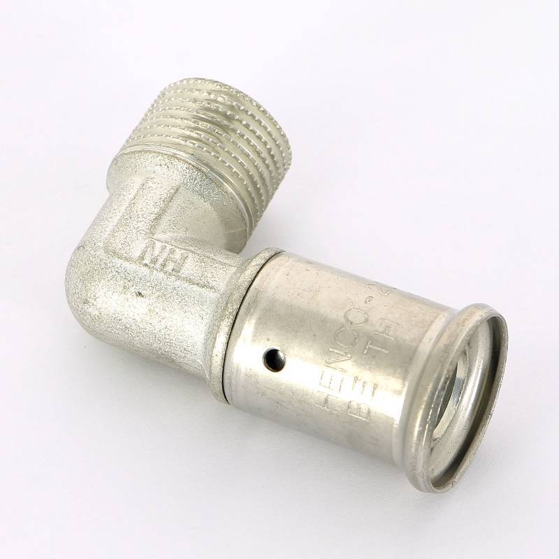 Угольник пресс Henco с наружной резьбой 20 x 1/2 5P-2004