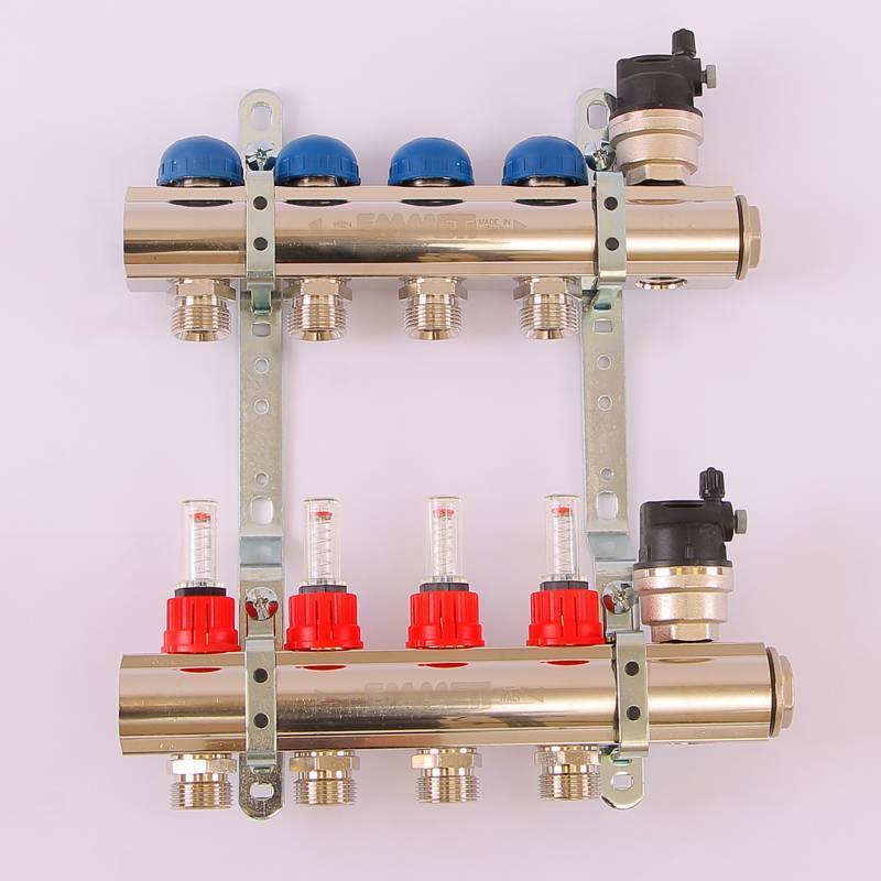 Коллекторная группа Emmeti TOPWAY с расходомерами 1 x 3/4 EK 4 выхода 01298214