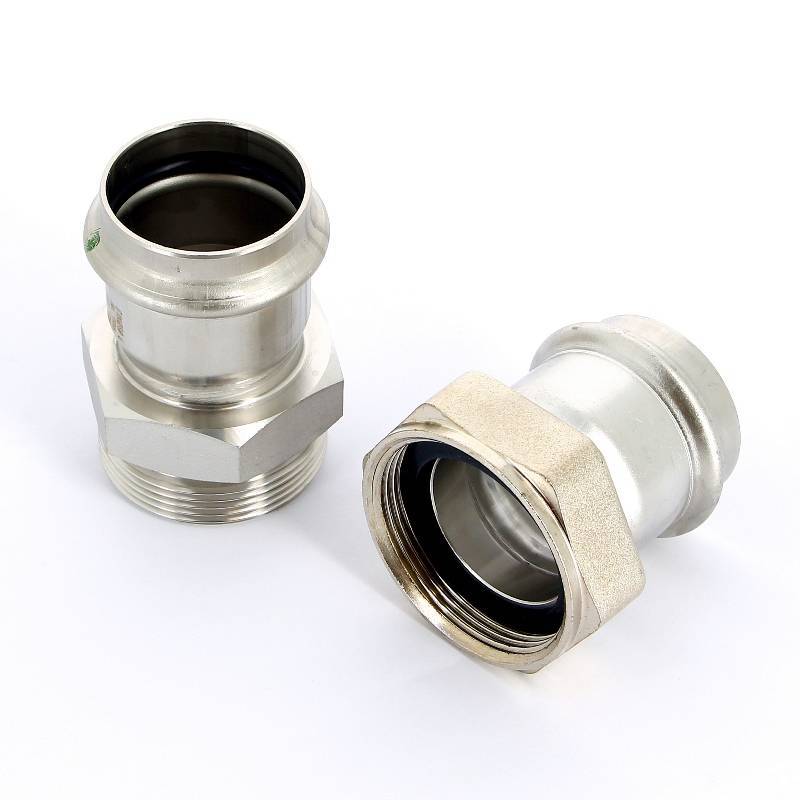 Фланец переходной пресс Viega Sanpress Inox нержавеющая сталь 42 мм 437435