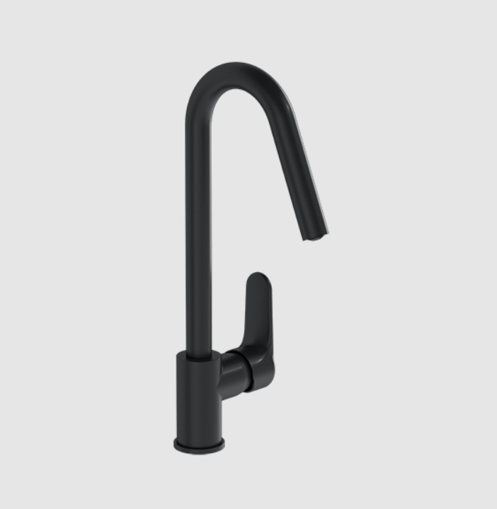 Смеситель для раковины VitrA Root Round встраиваемый черный матовый A4274236EXP