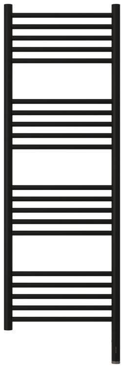 Полотенцесушитель электрический Сунержа Богема 3.0 прямая 1200x400 мм МЭМ справа черный матовый 31-5805-1240