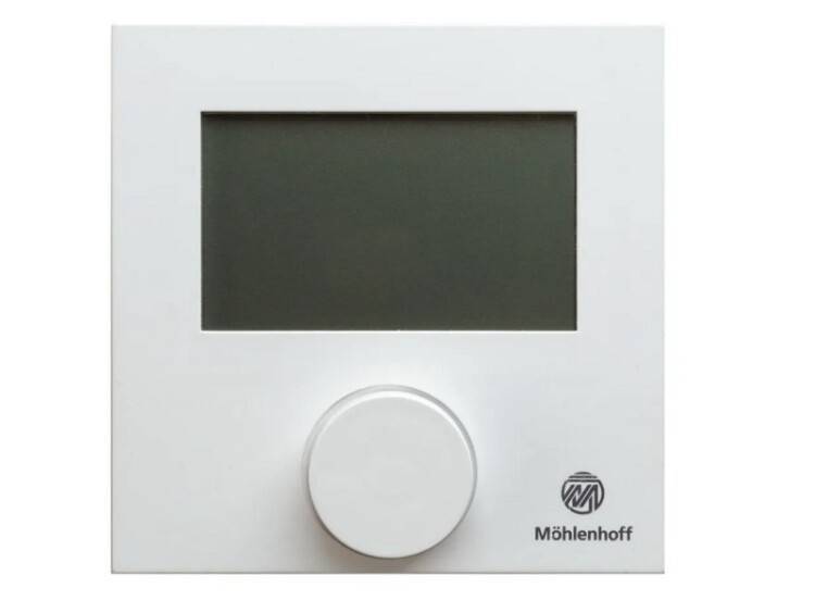 Термостат Henco Комфорт с ЖК-экраном 24 В белый RD452034029201