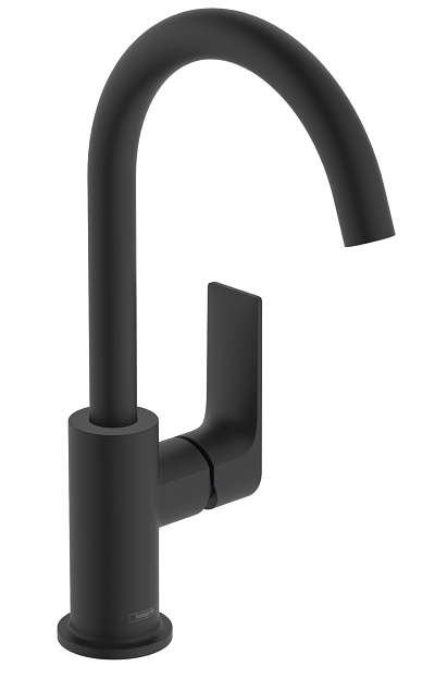 Смеситель для раковины Hansgrohe Rebris E скрытого монтажа черный матовый 72576670