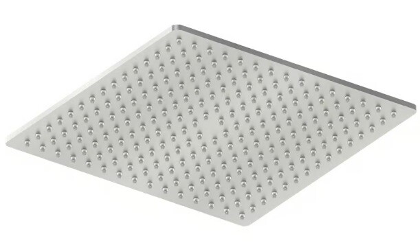 Верхний душ Quadro Design 400x400 мм сталь брашированная SF032AS